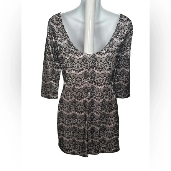 As U‎ Wish Black Lace Mini Dress - Picture 3 of 5